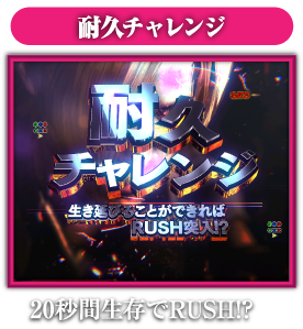 耐久チャレンジ：20秒間生存でRUSH!?